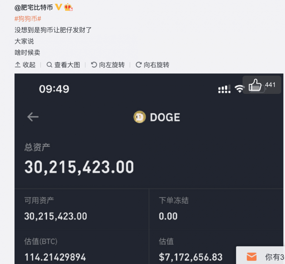 狗狗币行情(狗狗币行情实时走势图)