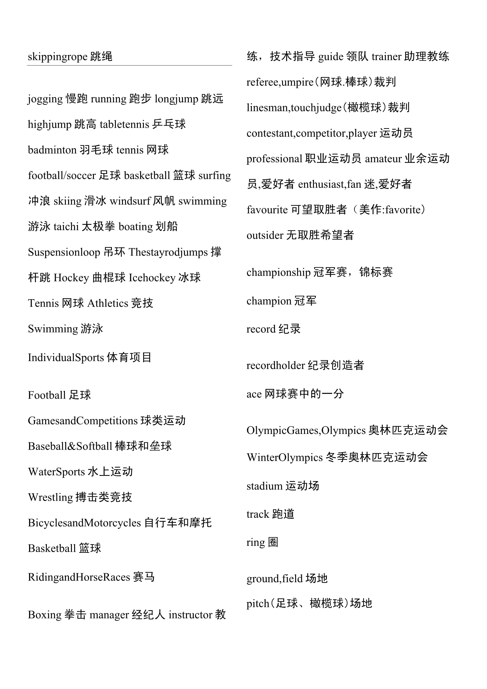 体育馆的英语(体育馆的英语翻译)